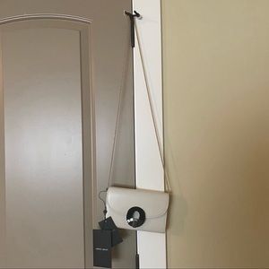 Giorgio Armani White Leather Crossbody Bag